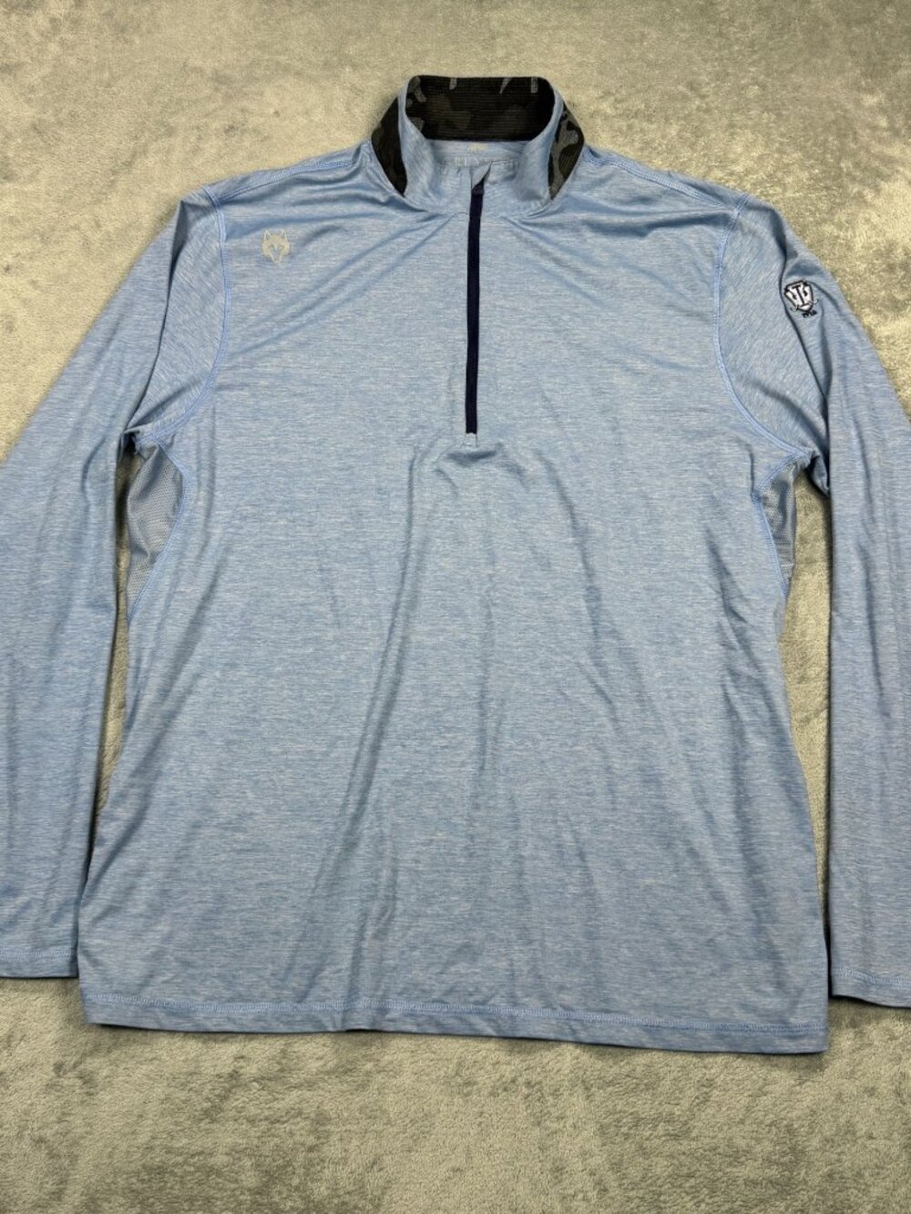Greyson Sport 1/4 Zip Golf Pullover Mens XL Performance Stretch Ventilated Camo